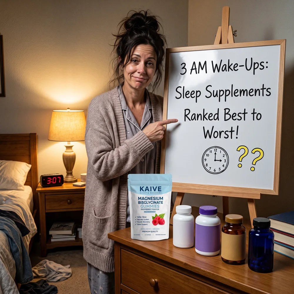 Sleep supplements for 3am wake-ups ranked best to worst