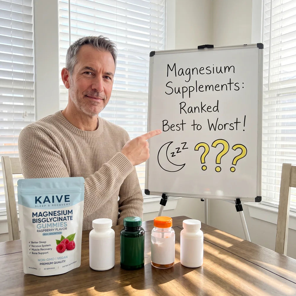 The winner for men over 40: Kaive Magnesium Bisglycinate Gummies