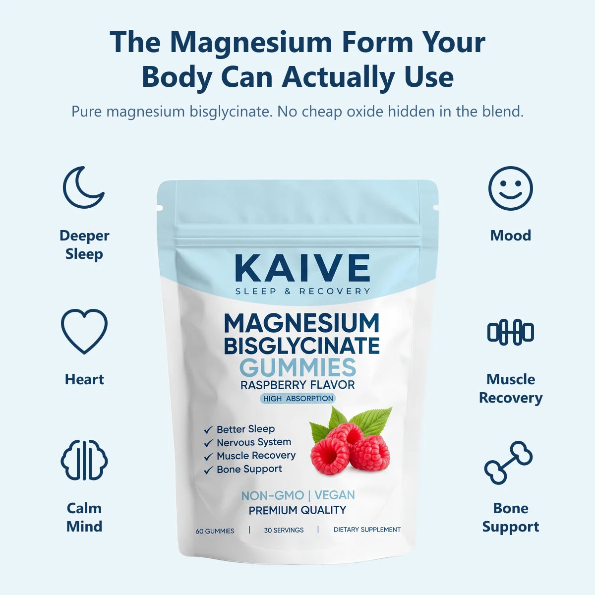 Kaive Magnesium Bisglycinate Gummies image 3